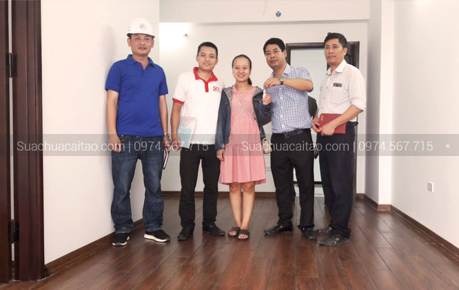 Khách hàng rất hài lòng dịch vụ sửa nhà quận Hà Đông của công ty XD Dương Gia