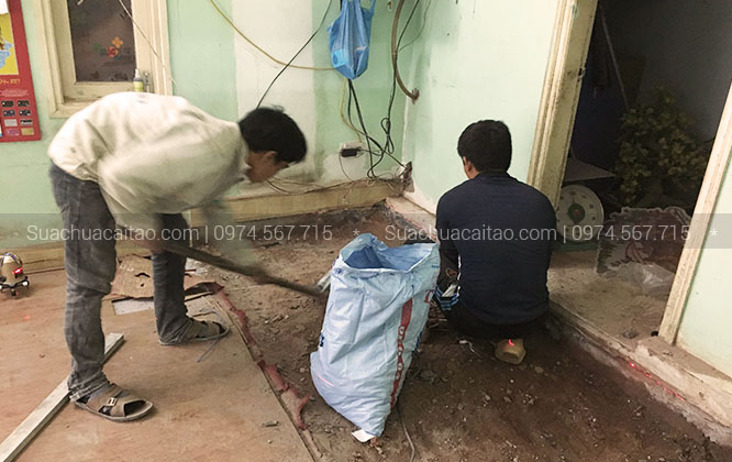 Quy trình làm việc của dịch vụ sửa chữa nhà tại quận Hà Đông