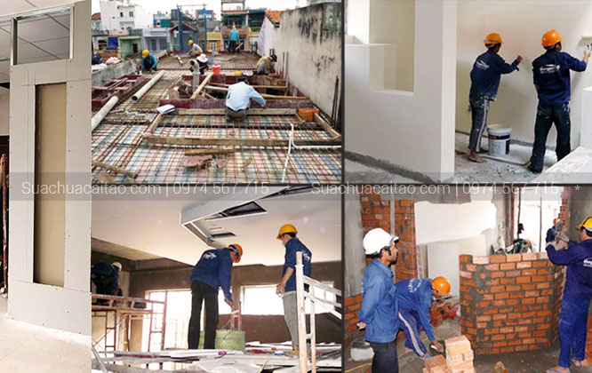 Quy trình sửa nhà Hà Nội của DG Home gồm 5 bước