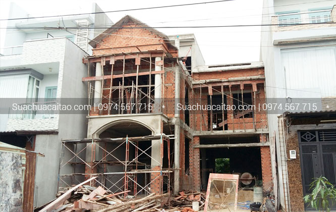 Thi công hoàn thiện nhà xây thô tại quận Hoàng Mai