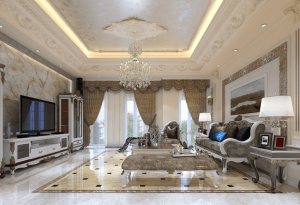 Thiết kế nội thất biệt thự Athena Fulland kiến trúc Pháp Tân cổ điển