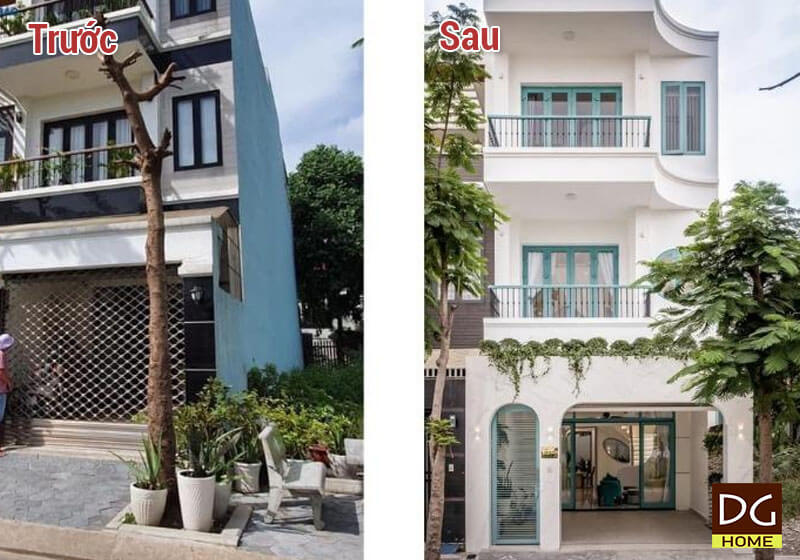 Sửa nhà trọn gói quận Long Biên trước và sau
